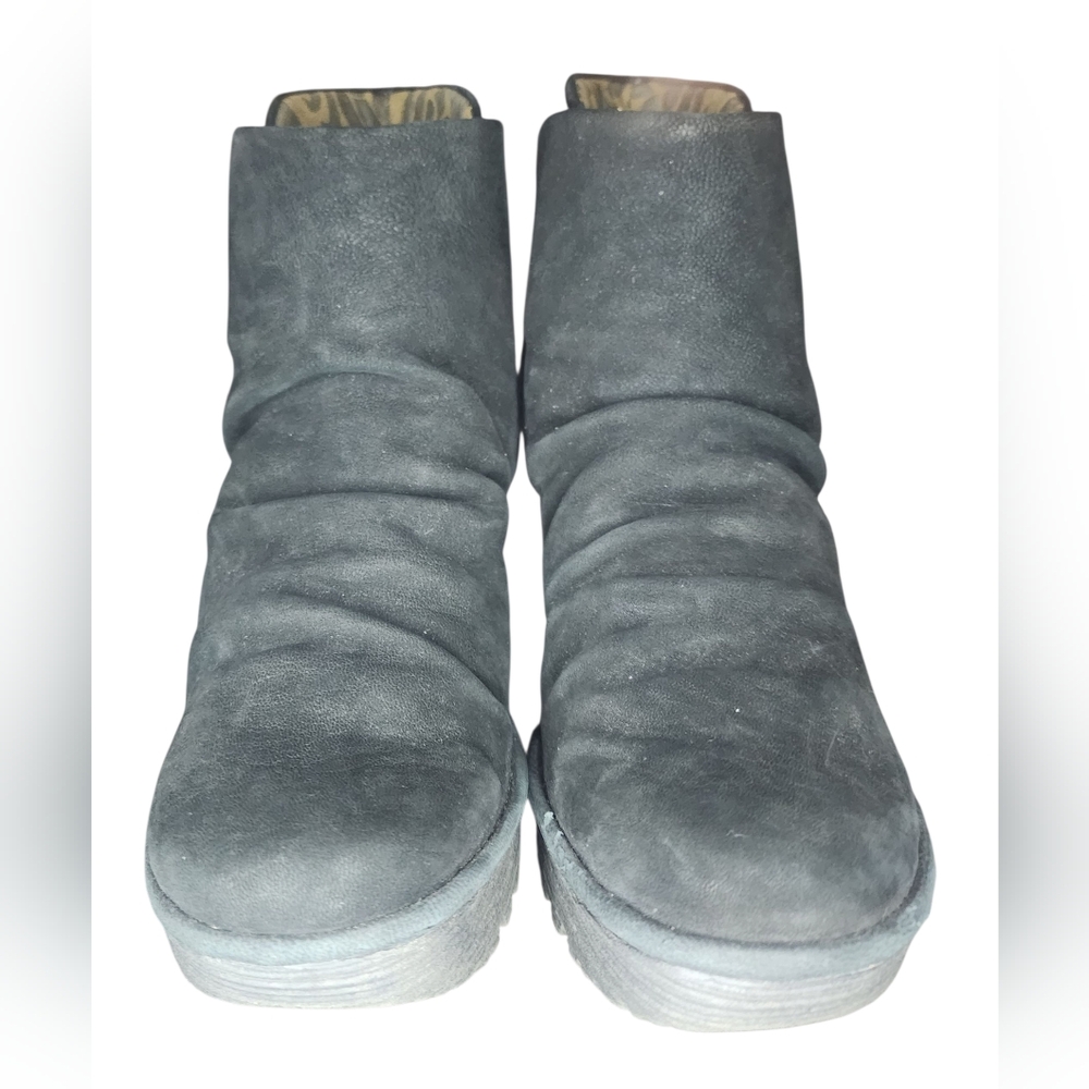 Fly London Yegi Suede Ankle Booties, Womens 37 EU (6.5-7 US) - Picture 4 of 10
